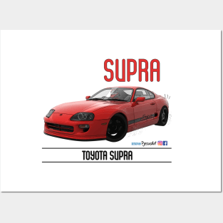 Supra Drift Red Posters and Art